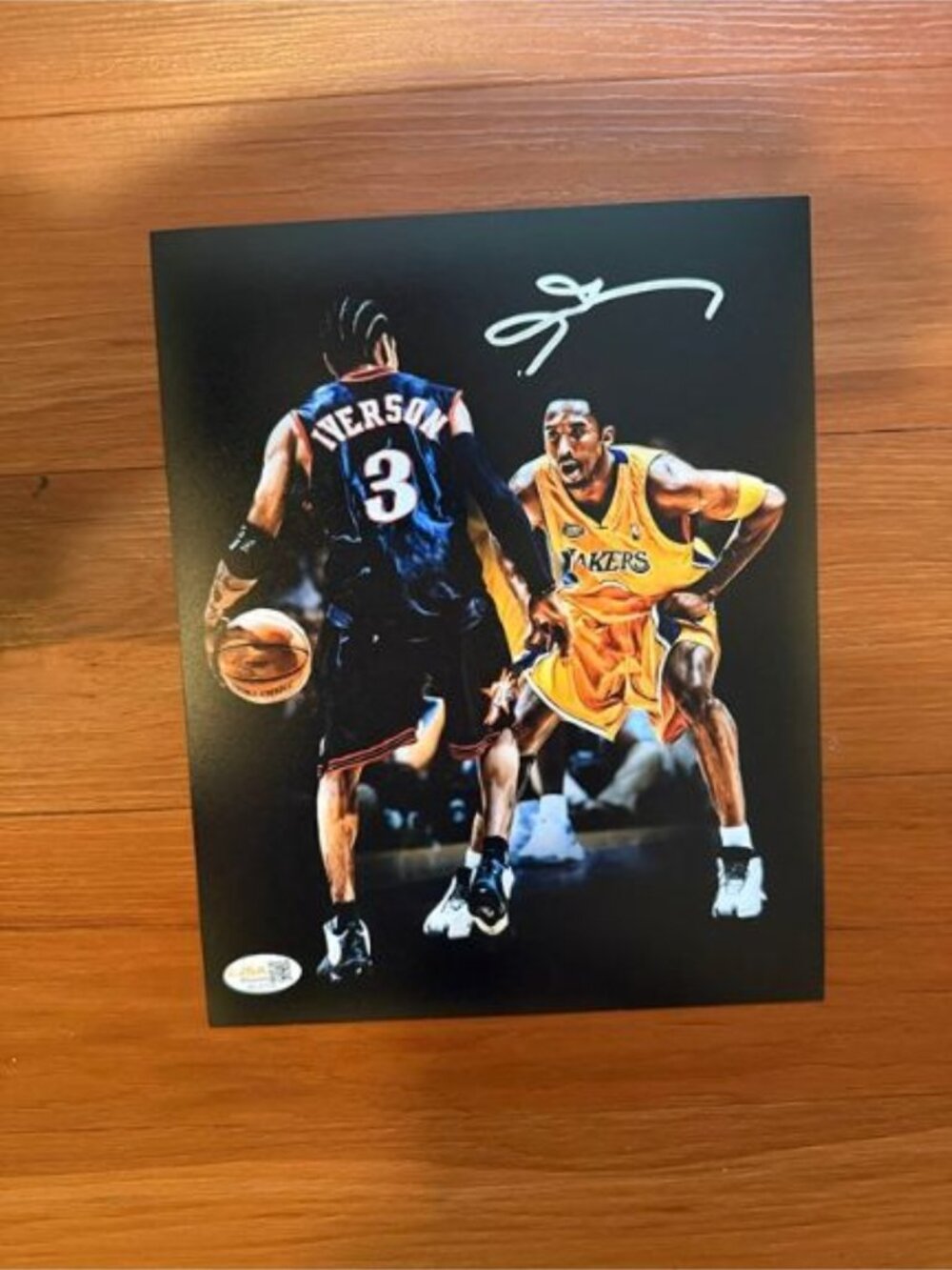 Allen Iverson signed autographed Philadelphia 76ers 8x10 Photo JSA Witness